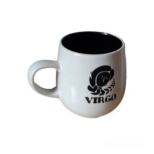 Cupstrology Virgo Artisan White Stoneware Mug